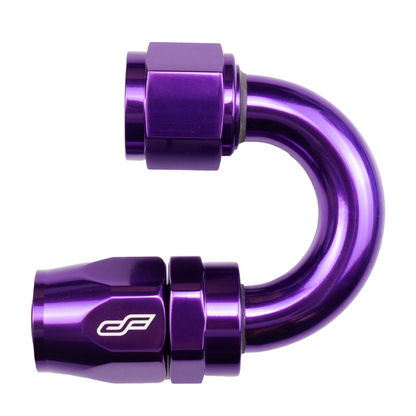-10 AN 180 Degree Female Aluminum Hose End Fitting