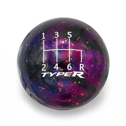Billetworkz Cosmic Space Shift Knob - 6 Speed Type R Standard Engraving - Honda - 15