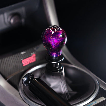 Billetworkz Cosmic Space Shift Knob - 6 Speed Velocity Engraving - Subaru STI - 2