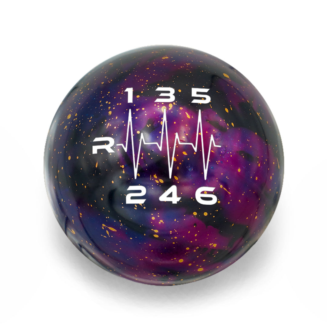 Billetworkz Cosmic Space Shift Knob - 6-Speed Heartbeat Engraving for Toyota GR Corolla / Corolla Hatch