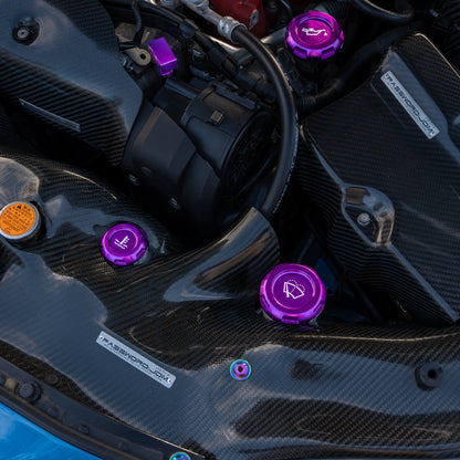 Tapas del compartimento del motor Billetworkz - Subaru WRX 2015-2021 y 2022+