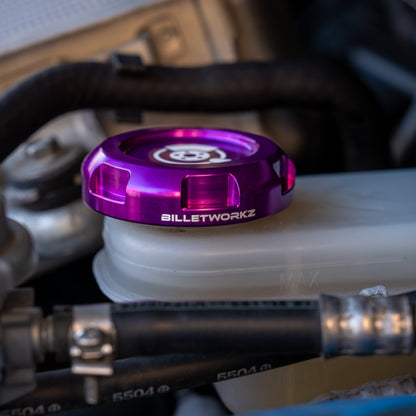 Billetworkz Brake Fluid Reservoir Cap - Multiple Subaru Fitments