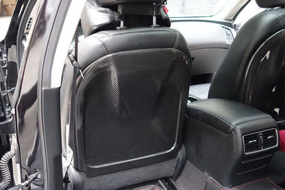 Carbonado 2014-2017 Infiniti Q50 Sedan OEM Style Dry Carbon Fiber Seat back Replacement