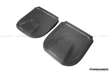 Carbonado 2014-2017 Infiniti Q50 Sedan OEM Style Dry Carbon Fiber Seat back Replacement