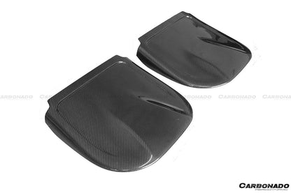Carbonado 2014-2017 Infiniti Q50 Sedan OEM Style Dry Carbon Fiber Seat back Replacement