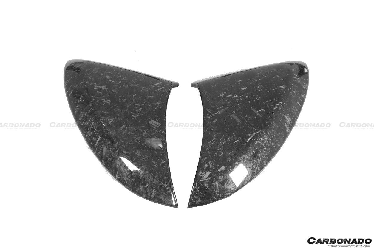Entradas de aire laterales de fibra de carbono estilo OEM para McLaren 600LT Carbonado 2018-2021