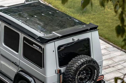 Mercedes Benz Clase G W464 Carbonado 2019-2025 | Alerón de techo trasero estilo BR para W465 G-Wagon | Compatible con G500, G550 y G63 AMG