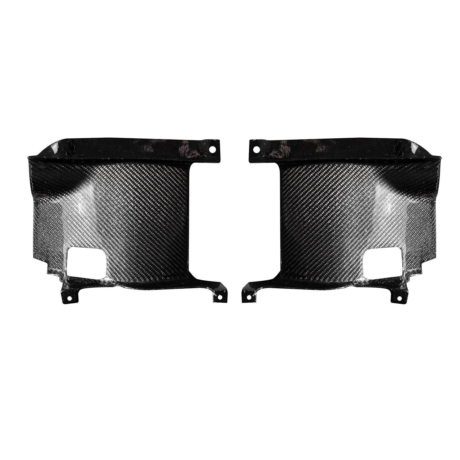 Rexpeed Carbon Fiber Intercooler Side Panels (Evo X)