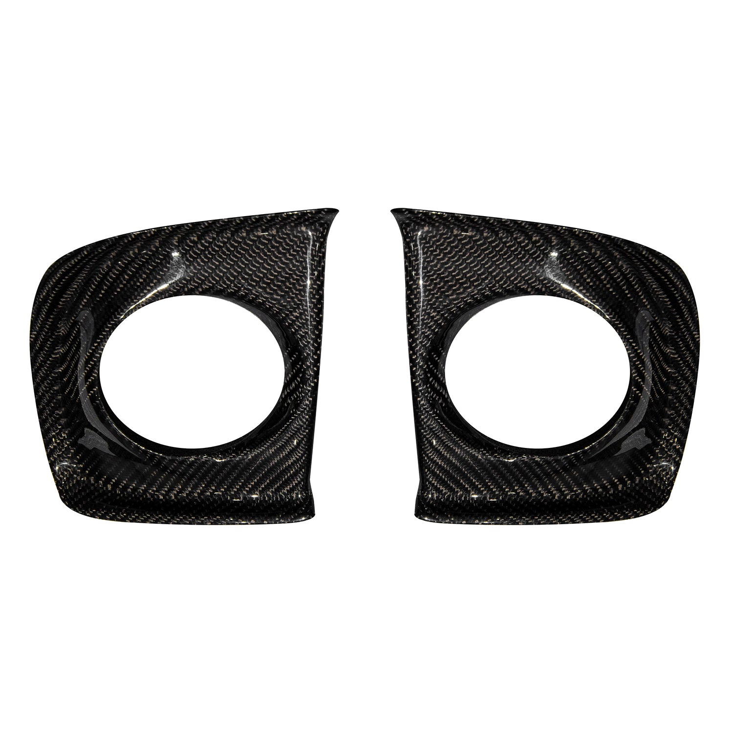 Rexpeed Carbon Fiber Fog Light Cover (Evo X)