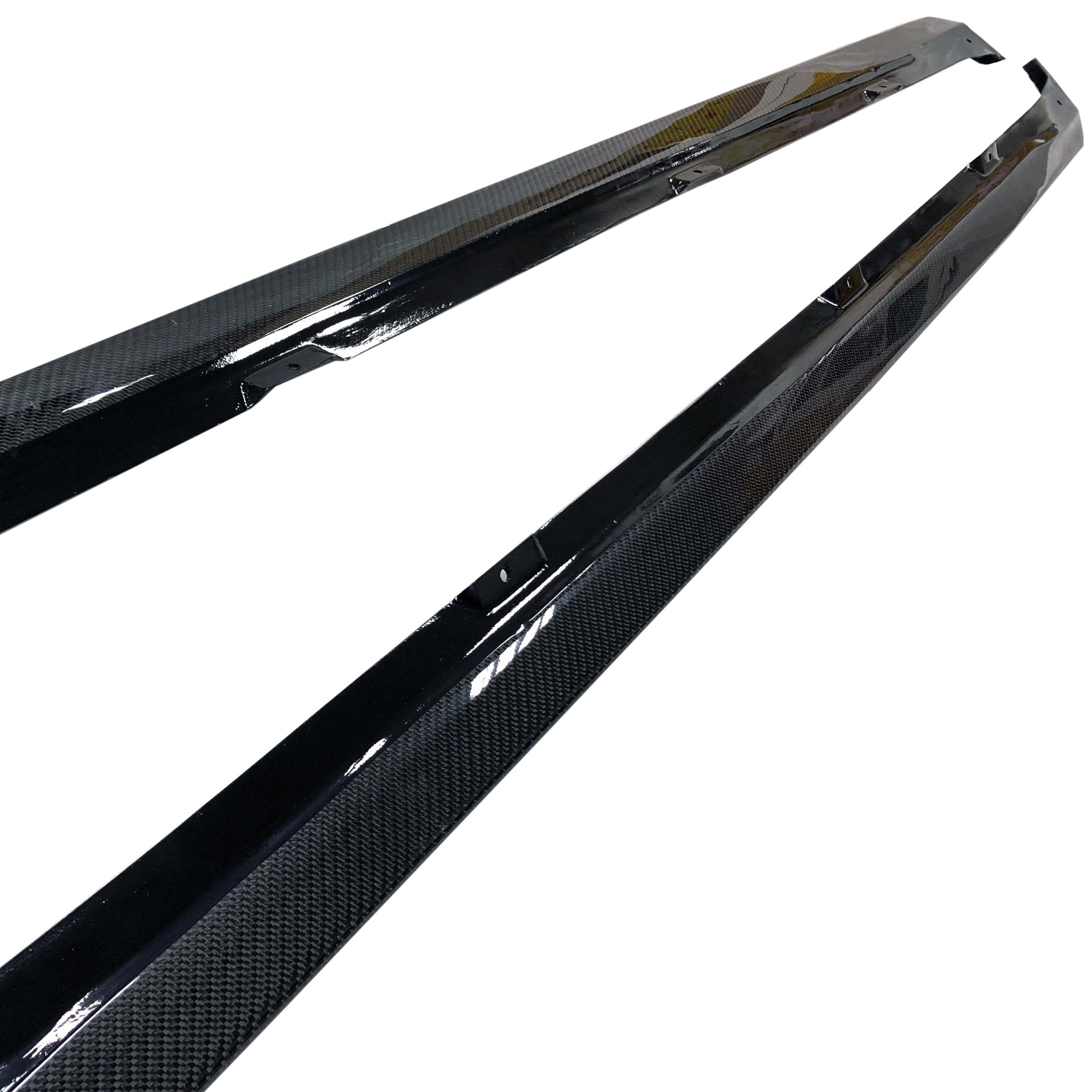 Rexpeed Carbon Fiber Side Skirt Extensions (Evo 4/5/6)