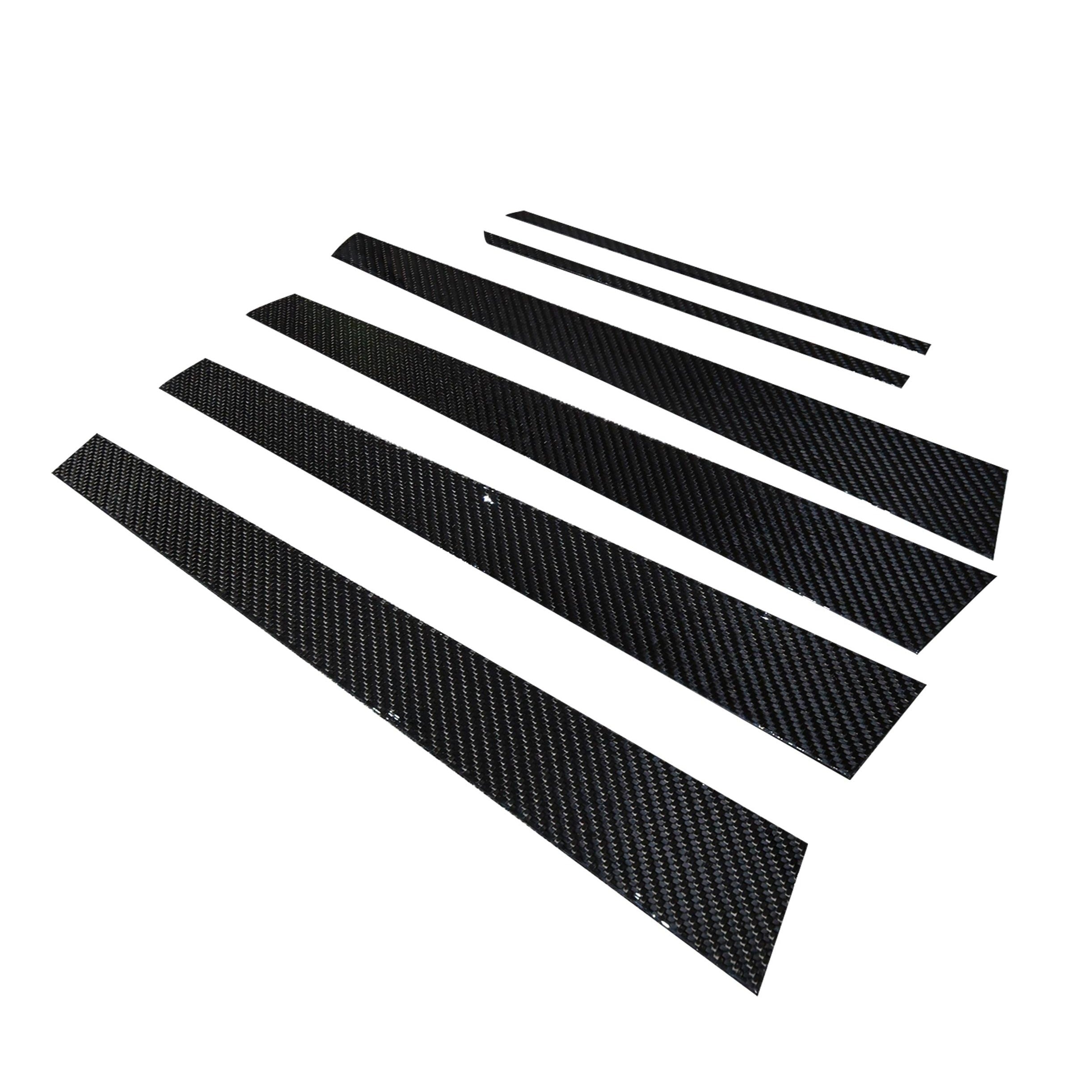 Rexpeed Carbon Fiber Pillar Trim (Evo 4-X)