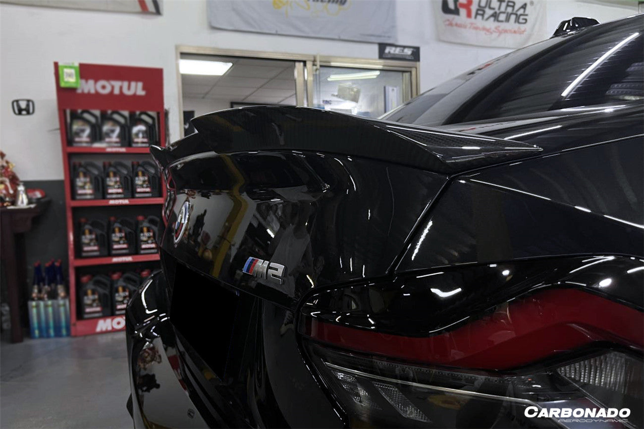 Carbonado 2021-2024 BMW M2 G87 OD-A Style Dry Carbon FIber Trunk Spoiler