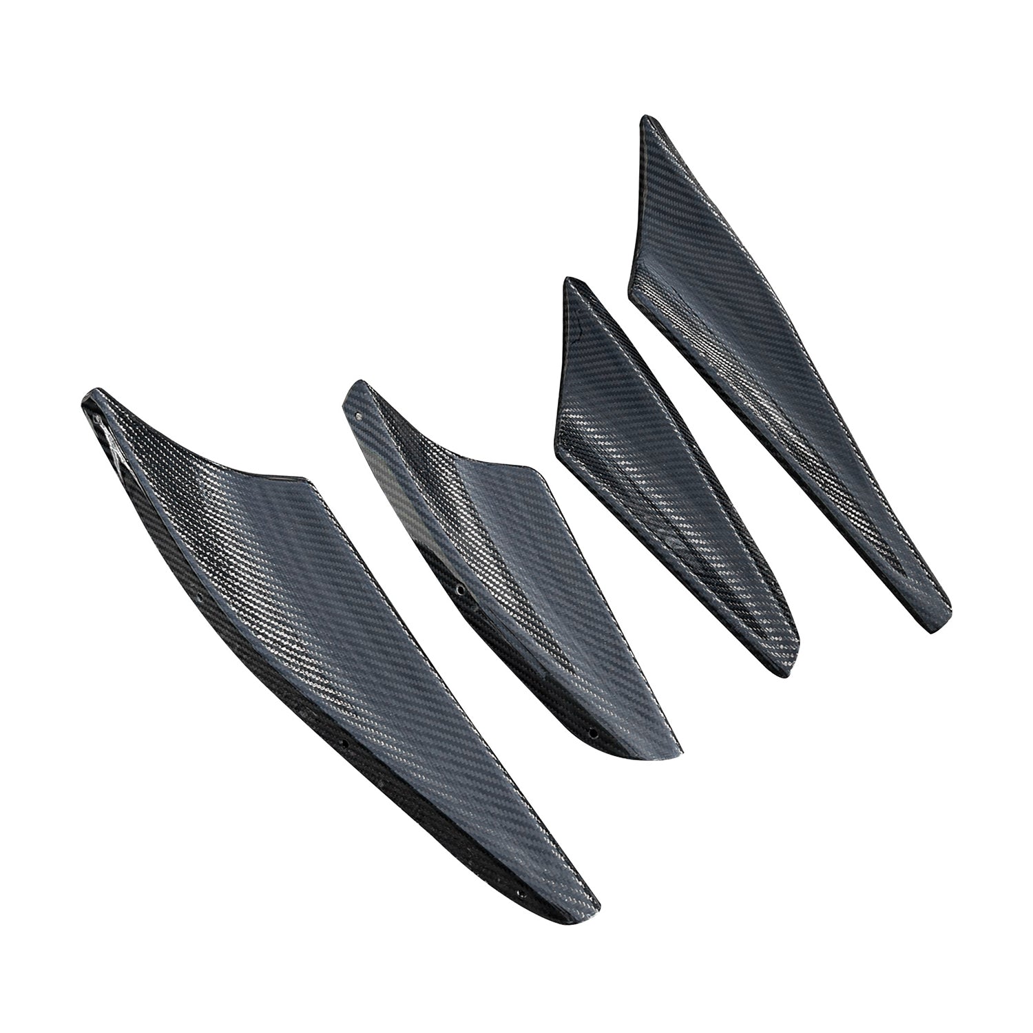 Rexpeed V-Style Carbon Fiber Canards (Evo X)