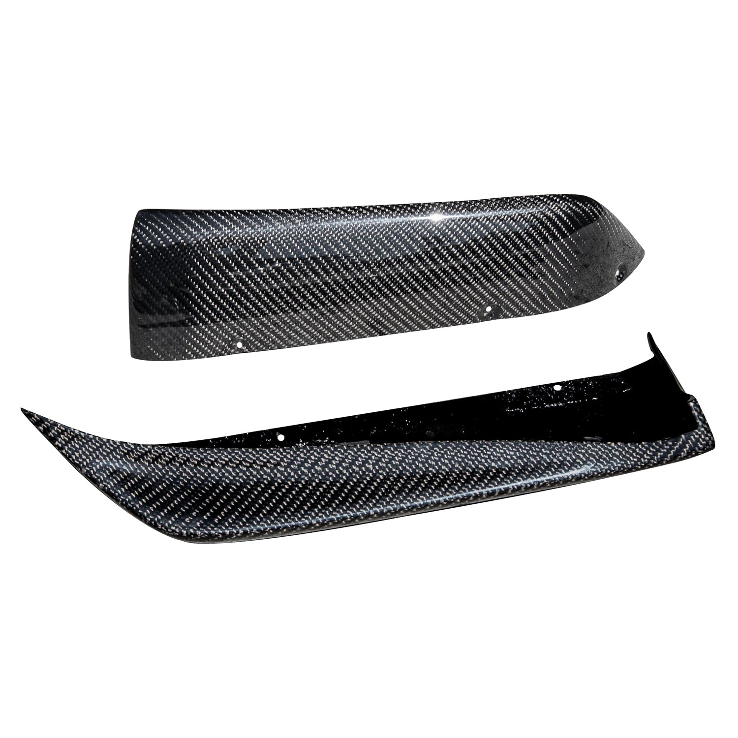 Rexpeed Carbon Fiber Rear Bumper Spats (Evo X)