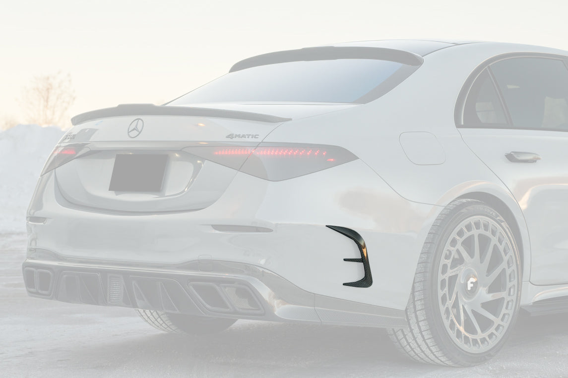 Carbonado 2021-2024 Mercedes Benz S Class W223 Sedan MSY Style Rear Bumper Side Vents