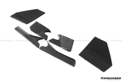 Carbonado 2011-2016 Lamborghini Aventador LP700 Coupe  Roadster L Style Carbon Fiber Rear Diffuser Under Canards