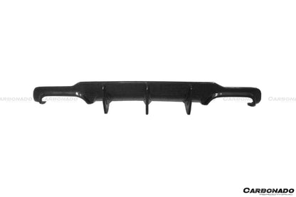 Carbonado 2012-2014 Mercedes Benz W204 C Class C63 AMG Carbon Fiber Rear Lip Diffuser