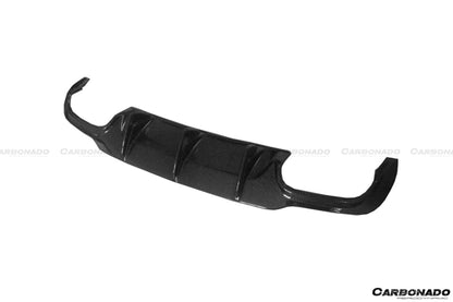 Carbonado 2012-2014 Mercedes Benz W204 C Class C63 AMG Carbon Fiber Rear Lip Diffuser