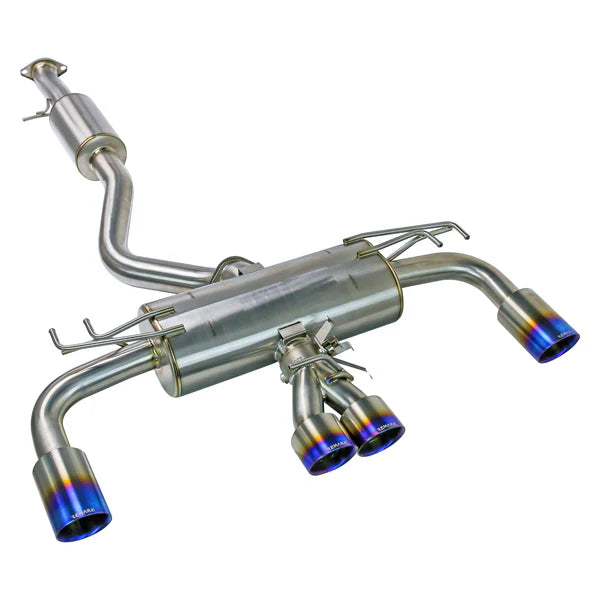 REMARK Elite Spec Quad Tip Full Titanium Cat Back Exhaust (2023+ Toyota GR Corolla)