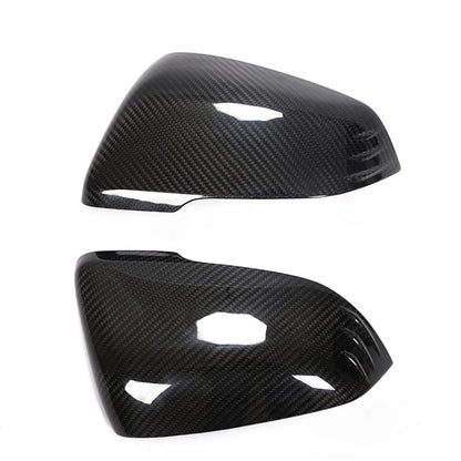K2 Industries 2020-2025 Toyota GR Supra A90 Mirror Covers Cap Gloss Dry Carbon Fiber