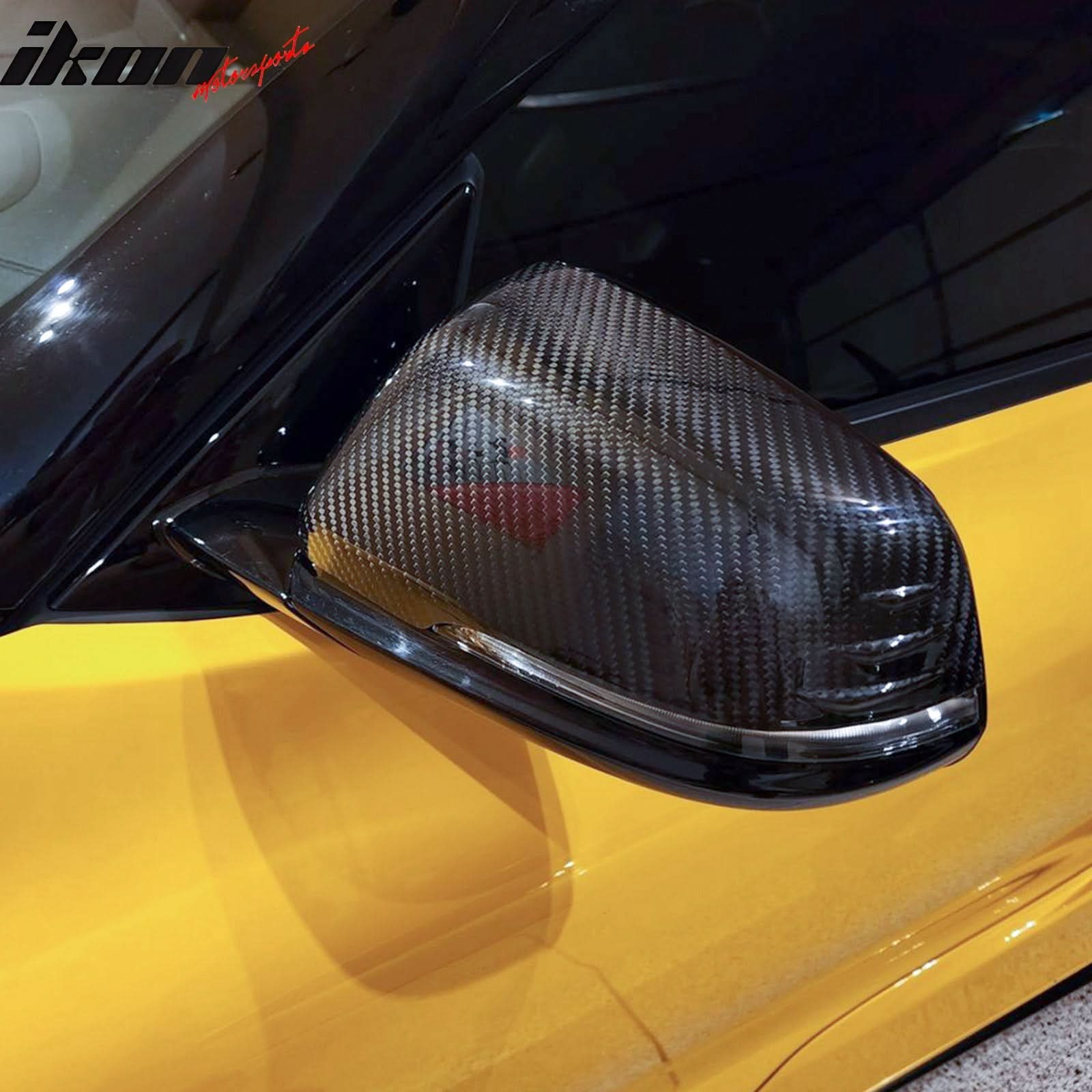 2020-2025 Toyota GR Supra A90 Mirror Covers Cap Gloss Dry Carbon Fiber