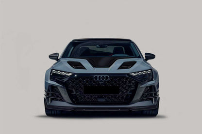 Borde delantero de fibra de carbono autoclave estilo Audi RS3 8Y.5 Sedán y Sportback Carbonado 2025-UP AD