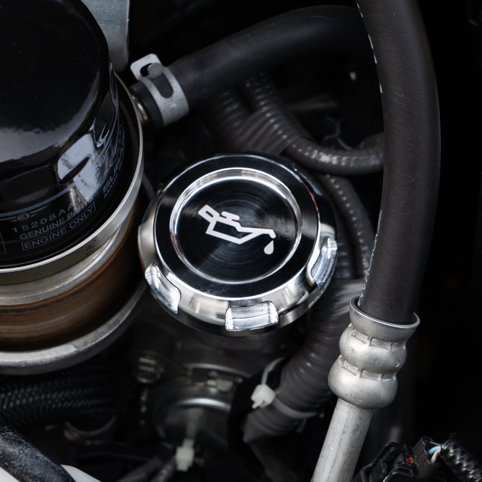 Tapas del compartimento del motor Billetworkz - Subaru WRX 2015-2021 y 2022+