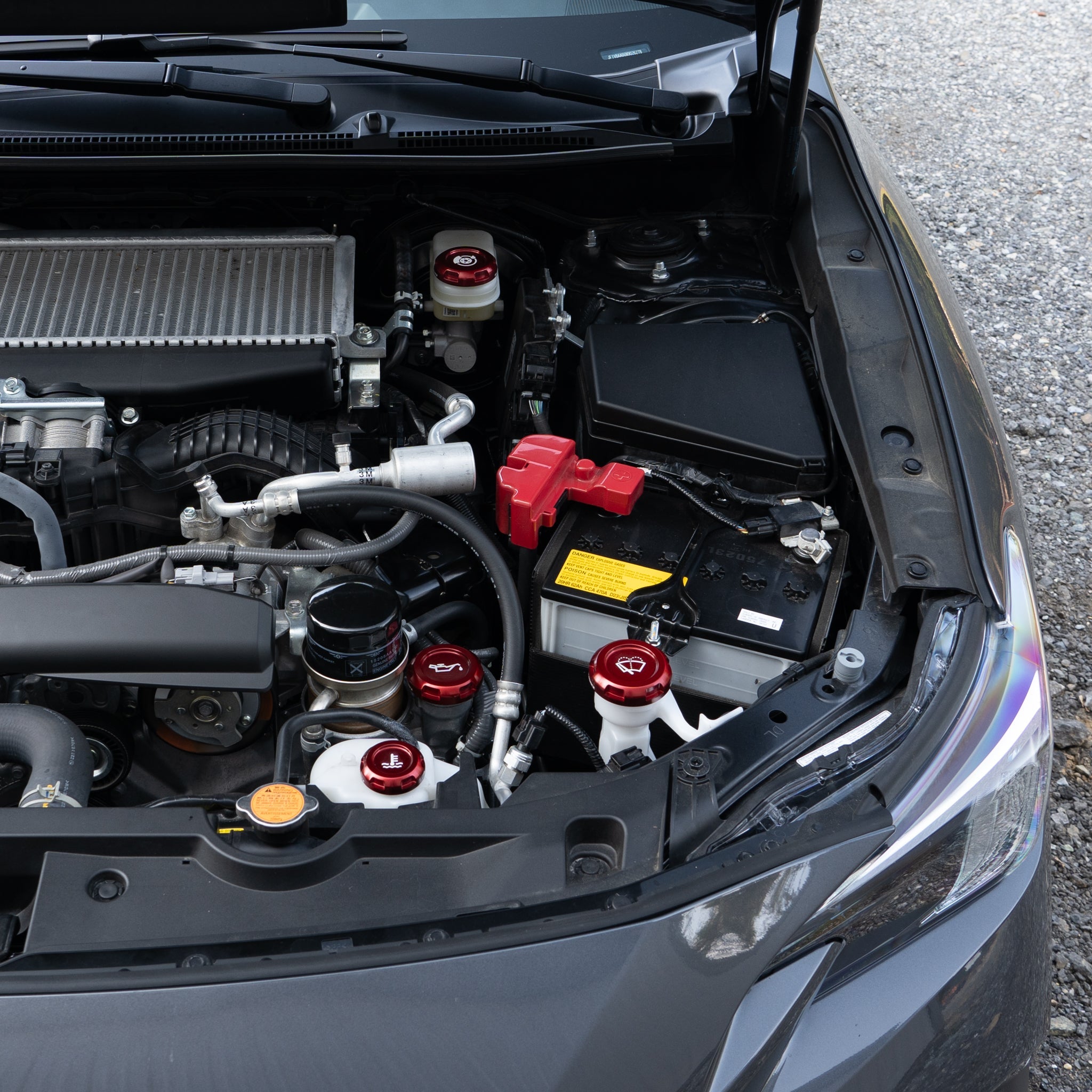Tapas del compartimento del motor Billetworkz - Subaru WRX 2015-2021 y 2022+