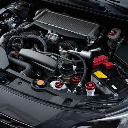 Tapas del compartimento del motor Billetworkz - Subaru WRX/STI 2002-2007