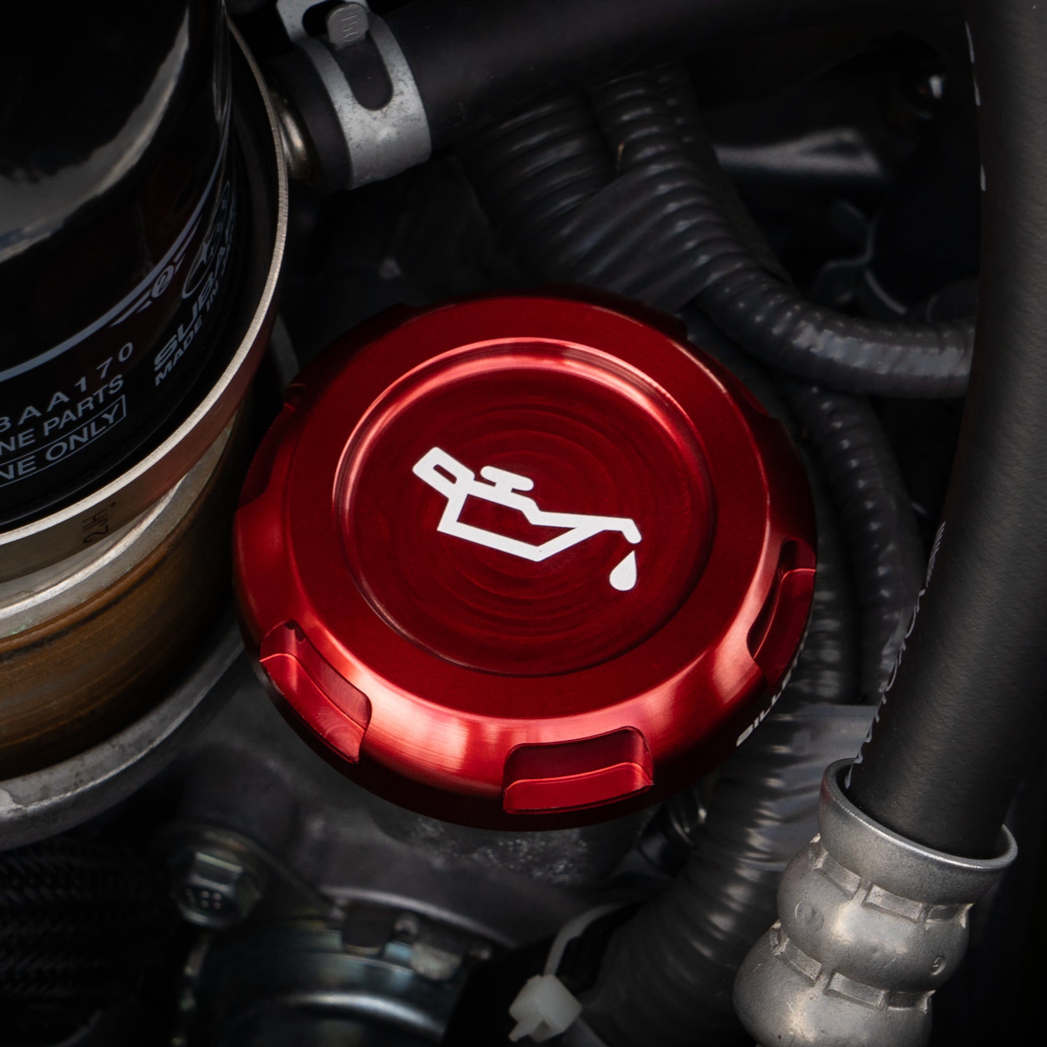 Tapas del compartimento del motor Billetworkz - Subaru WRX 2015-2021 y 2022+