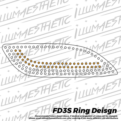 Mazda RX-7 (FD3S) - Complete Corner Marker DIY Kit