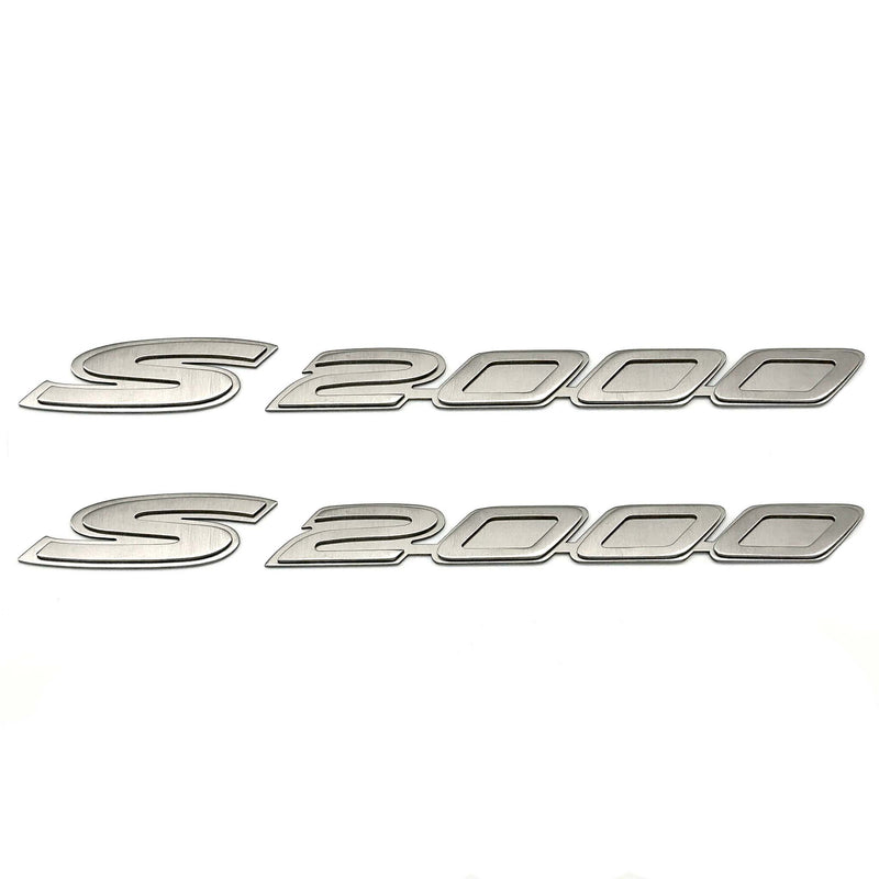 JDC Titanium "S2000" Fender Badges