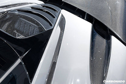 Carbonado 2017-2022 McLaren 720S Coupe Only Carbon Fiber Engine Hood Side Air Intake Vents 6pcs （Dont Fit Spyder）