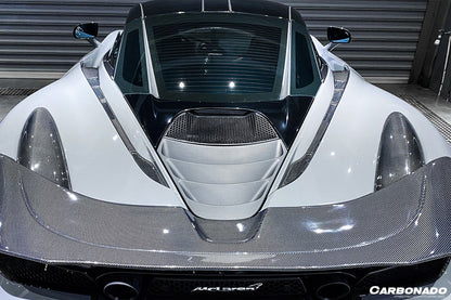 Carbonado 2017-2022 McLaren 720S Coupe Only Carbon Fiber Engine Hood Side Air Intake Vents 6pcs （Dont Fit Spyder）