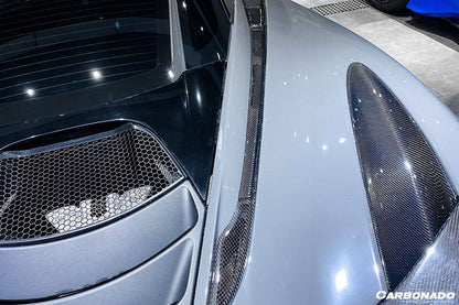 Carbonado 2017-2022 McLaren 720S Coupe Only Carbon Fiber Engine Hood Side Air Intake Vents 6pcs （Dont Fit Spyder）