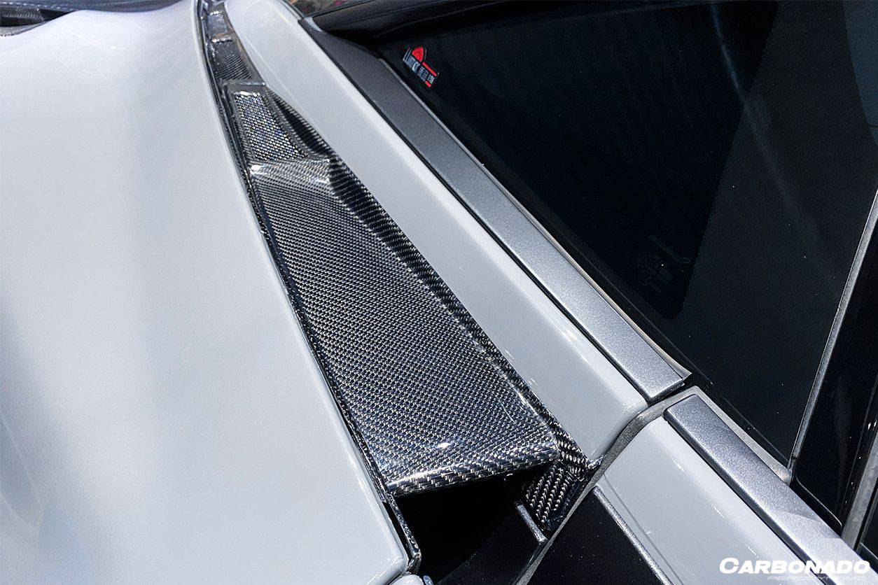 Carbonado 2017-2022 McLaren 720S Coupe Only Carbon Fiber Engine Hood Side Air Intake Vents 6pcs （Dont Fit Spyder）