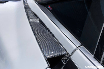 Carbonado 2017-2022 McLaren 720S Coupe Only Carbon Fiber Engine Hood Side Air Intake Vents 6pcs （Dont Fit Spyder）