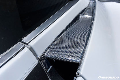 Carbonado 2017-2022 McLaren 720S Coupe Only Carbon Fiber Engine Hood Side Air Intake Vents 6pcs （Dont Fit Spyder）