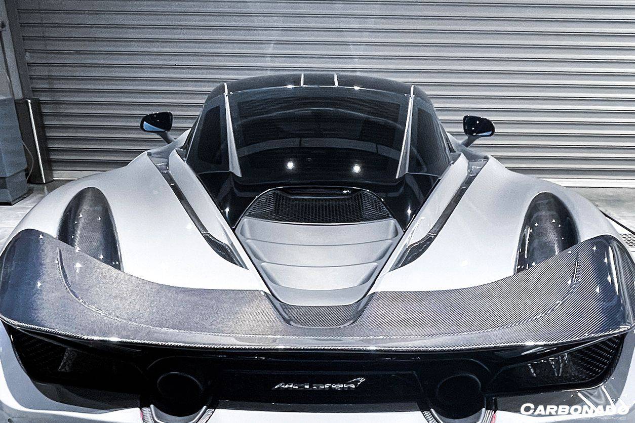 Carbonado 2017-2022 McLaren 720S Coupe Only Carbon Fiber Engine Hood Side Air Intake Vents 6pcs （Dont Fit Spyder）