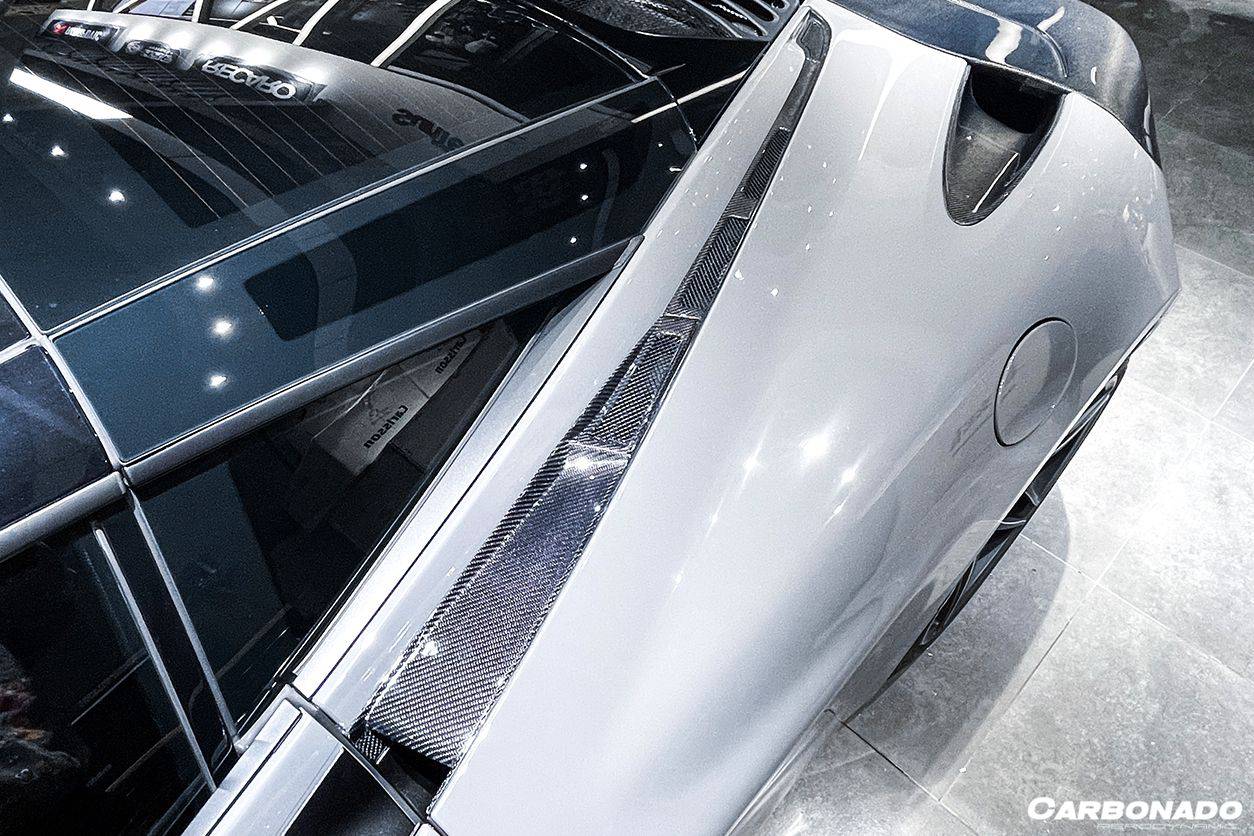 Carbonado 2017-2022 McLaren 720S Coupe Only Carbon Fiber Engine Hood Side Air Intake Vents 6pcs （Dont Fit Spyder）