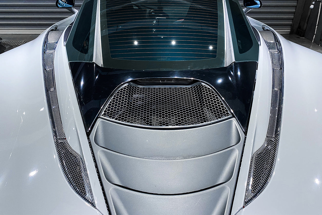 DarwinPRO Carbon Fiber Engine Hood Side Air Intake Vents | 2017-2023 McLaren 720S Coupe