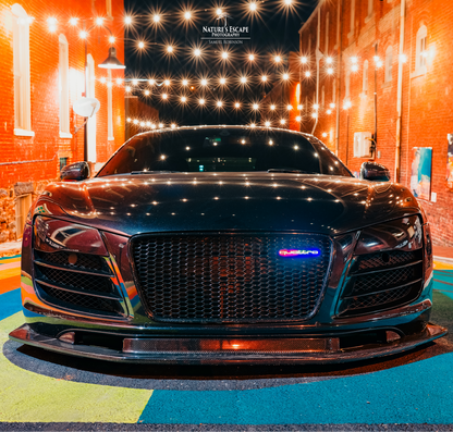 Lit Logos Quattro Grill Badge | Universal Design