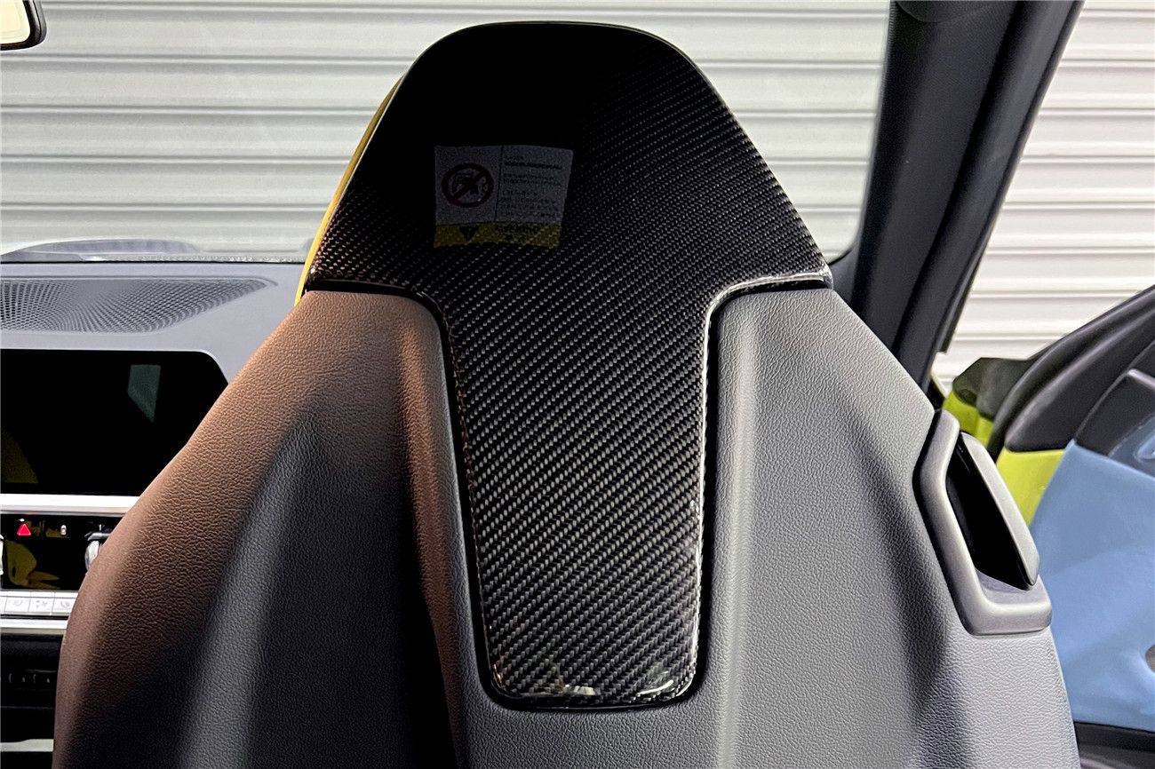 Carbonado 2021-UP BMW M4   M3 G82 G83 G80 OE Style Carbon Fiber UP Seat-back Cover