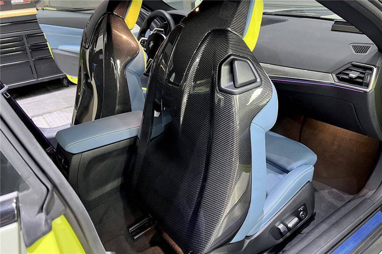 Carbonado 2021-UP BMW M4 G82  G83 OE Style Carbon Fiber Seat-back Cover Replacement