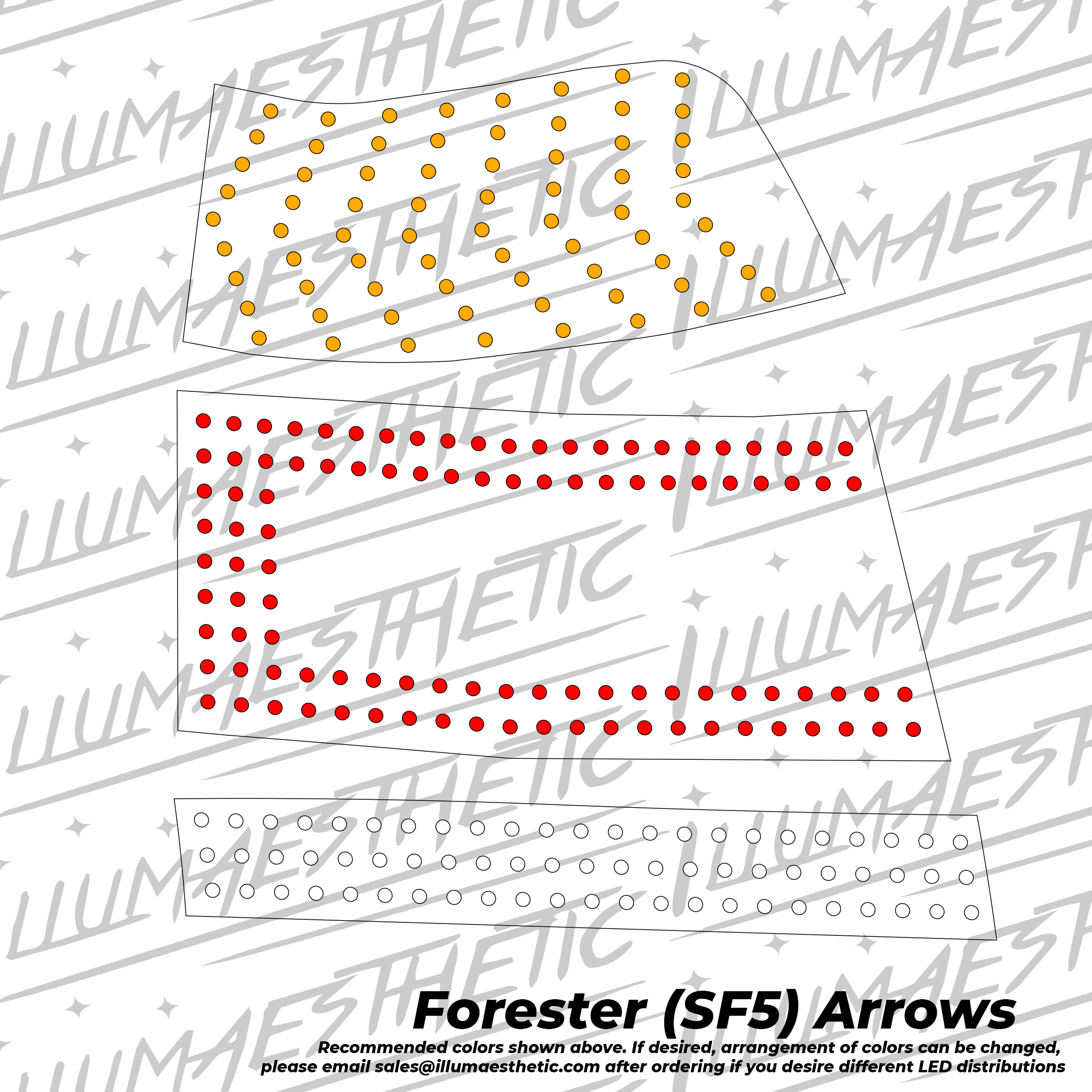 Illumaesthetic Subaru Forester (SF5) - Complete DIY Kit