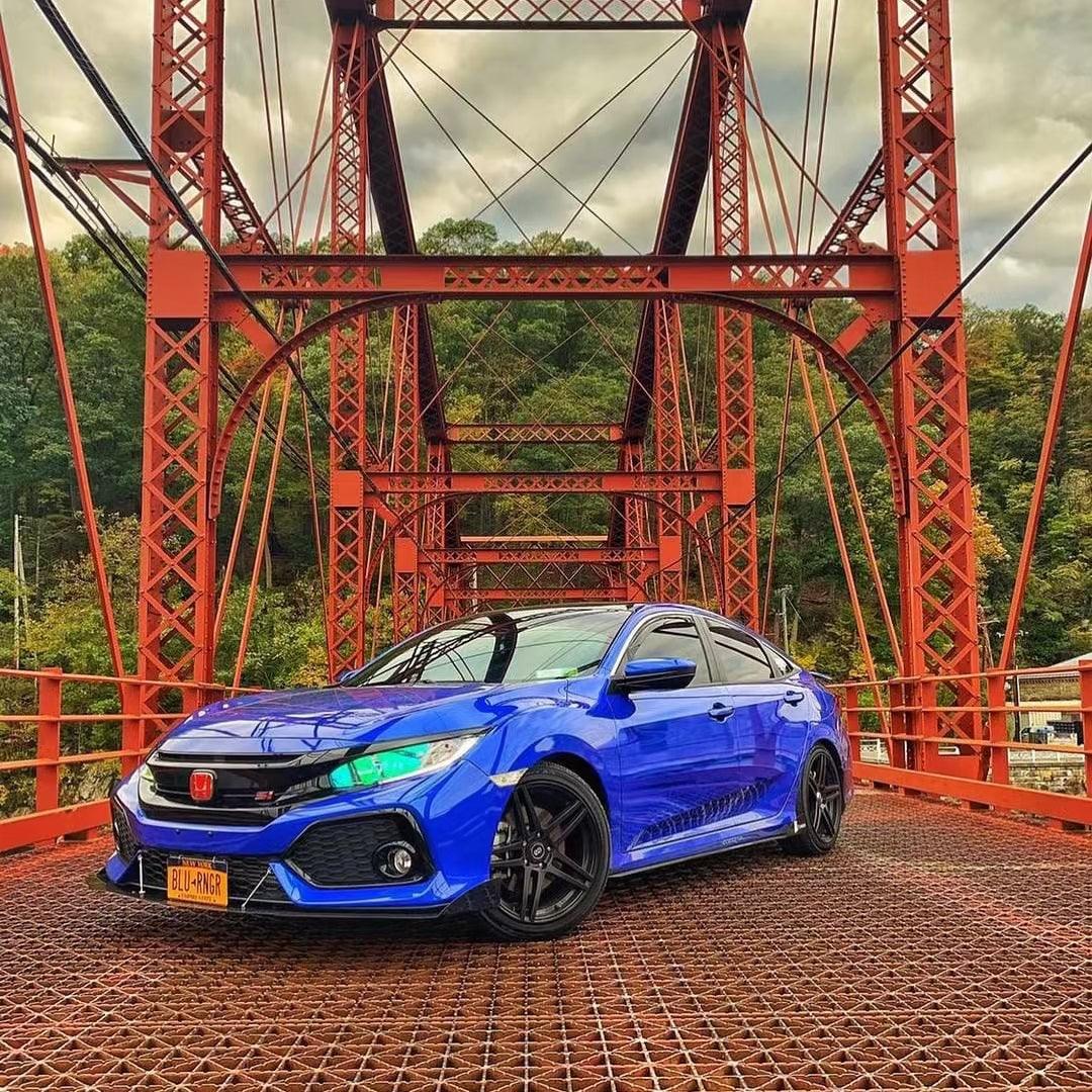 Aeroflow Dynamics Splitter V2 (2017-2021 Honda Civic Hatchback, Si Coupe, Si Sedan)