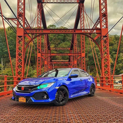 Aeroflow Dynamics Splitter V2 (2017-2021 Honda Civic Hatchback, Si Coupe, Si Sedan)