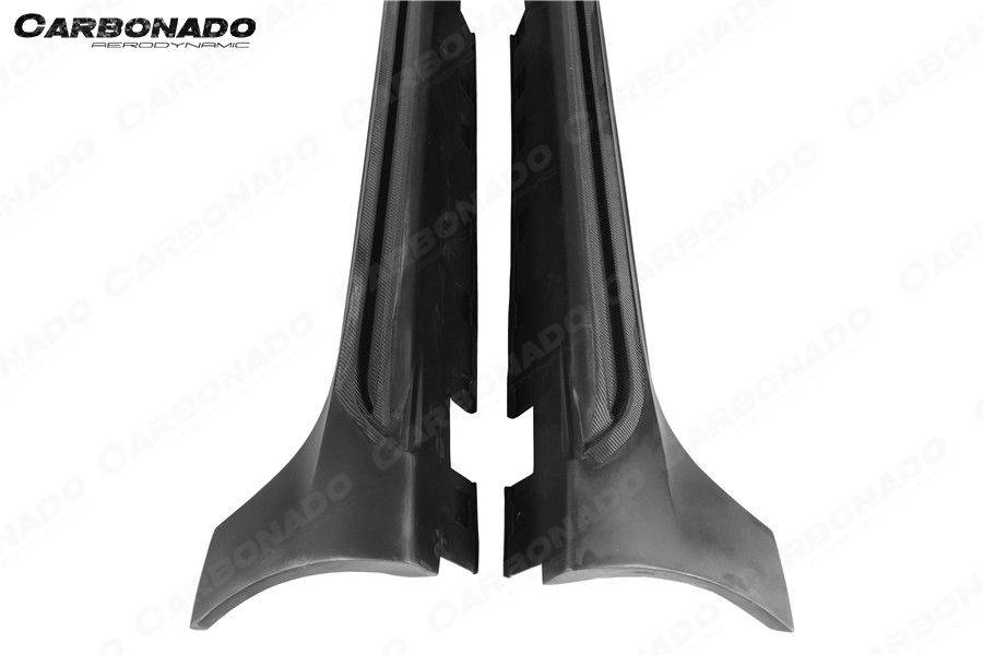 Faldones laterales estilo WD para Mercedes Benz SLK CLASS R172 Carbonado 2011-2015