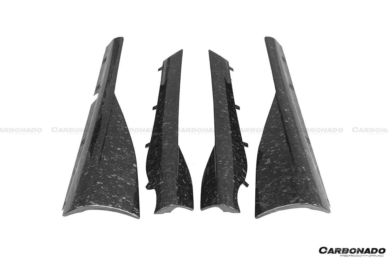 Carbonado 2015-2021 McLaren 540 570S 600LT OEM Style Carbon Fiber Side Skirts Under Board