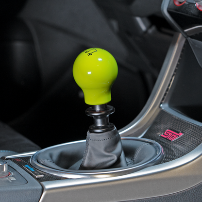 Billetworkz Weighted Shift Knob - 6 Speed Velocity Engraving - Subaru STI - 24